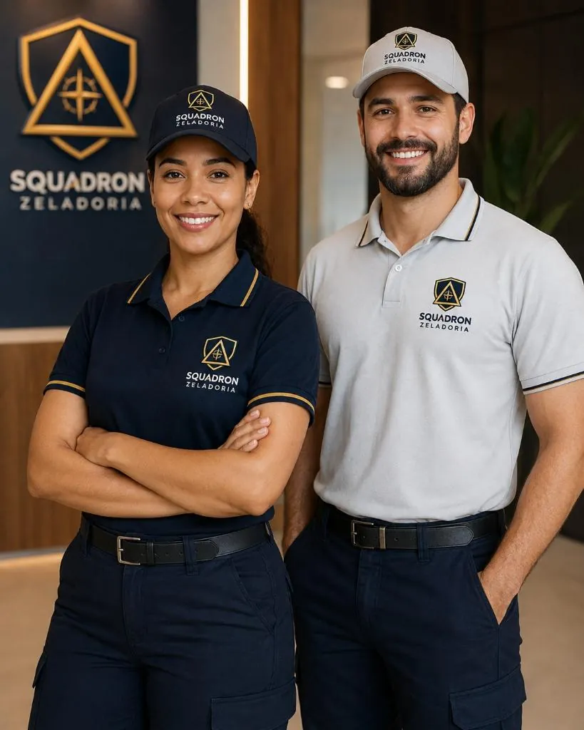 Camisas Polo Bordadas e Bonés Oficiais Squadron